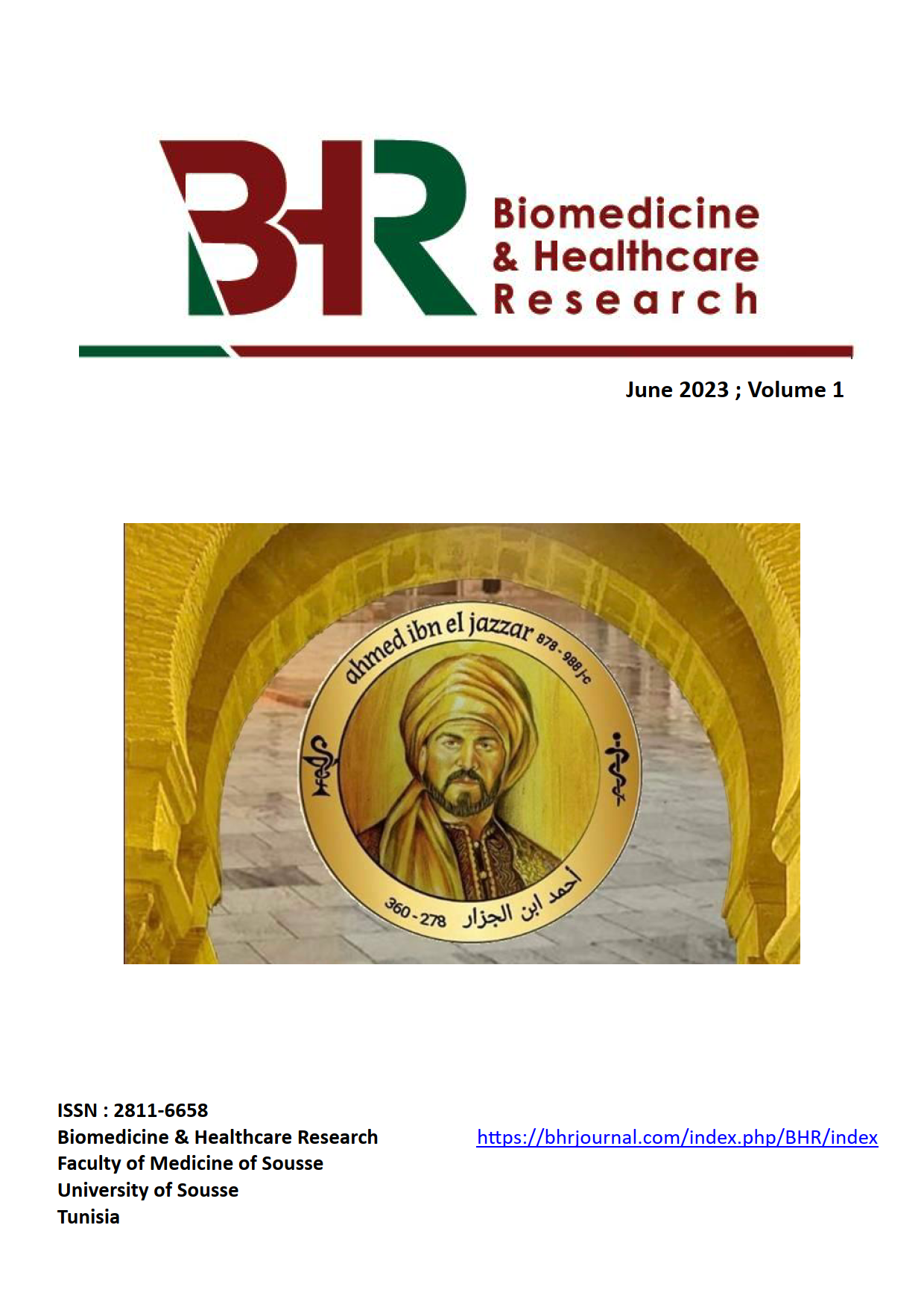 BHR journal issue 1 cover